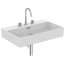Ideal Standard Extra Umywalka wisząca lub meblowa 70x45 cm z 3 otworami na baterię biała T389501 - zdjęcie 2