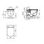 Ideal Standard i.life B Zestaw Toaleta WC 54,5x35,5 cm bez kołnierza + deska wolnoopadająca biała T461401+T500301 - zdjęcie 3