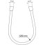 Ideal Standard Idealrain Wąż prysznicowy 125 cm czarna satyna BE125XG - zdjęcie 2