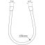 Ideal Standard Idealrain Wąż prysznicowy 175 cm srebrny mat BE175GN - zdjęcie 2