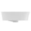 Ideal Standard Ipalyss Umywalka nablatowa 40 cm z przelewem biały mat E1413V1 - zdjęcie 4