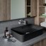 Ideal Standard Ipalyss Umywalka nablatowa 65x40 cm z przelewem czarny mat E1887V3 - zdjęcie 4