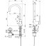 Ideal Standard Ceraline Bateria umywalkowa wysoka z korkiem chrom BC195AA - zdjęcie 2