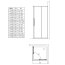 Ideal Standard Kubo Kabina prysznicowa z wejściem narożnym 70 cm, profile chrom, szkło satynowe T7163EO - zdjęcie 2