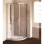 Ideal Standard Kubo Kabina prysznicowa półokrągła 90x90 cm, profile chrom, szkło przeźroczyste T7141EO - zdjęcie 1