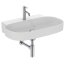 Ideal Standard Linda-X Umywalka wisząca 75x50 cm z 1 otworem na baterię bez przelewu biała T439601 - zdjęcie 2