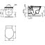 Ideal Standard Connect Air Miska WC wisząca Rimless bez kołnierza z ukrytym mocowaniem 36,5x54,5 cm, biała E015501 - zdjęcie 3
