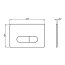 Ideal Standard ProSys Oleas P1 Przycisk WC czarny mat R0116A6 - zdjęcie 3
