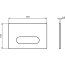 Ideal Standard ProSys Oleas Przycisk WC chrom mat R0126JG - zdjęcie 3