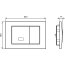 Ideal Standard ProSys Przycisk spłukujący bezdotykowy, chrom R0131AA - zdjęcie 2