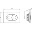 Ideal Standard ProSys Przycisk spłukujący, chrom R0133AA - zdjęcie 2