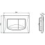 Ideal Standard ProSys Solea Przycisk WC biały R0109AC - zdjęcie 2
