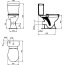 Ideal Standard Simplicity Miska WC kompakt stojąca 36,5x70 cm, biała E883201 - zdjęcie 3