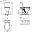 Ideal Standard Simplicity Miska WC kompakt stojąca 36,5x70 cm, biała E883201 - zdjęcie 5
