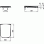 Ideal Standard Strada Deska sedesowa zwykła Duroplast, biała J452201 - zdjęcie 2