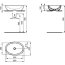 Ideal Standard Strada Oval Umywalka nablatowa 60x42 cm biała z powłoką K0784MA - zdjęcie 3