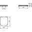 Ideal Standard Tempo Deska sedesowa wolnoopadająca 44,5x36,5 cm, biała T679401 - zdjęcie 2