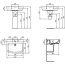Ideal Standard Tempo Umywalka 65x52,5x18,5 cm, 1-otworowa z przelewem, biała T056301 - zdjęcie 3