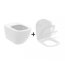 Ideal Standard Tesi Toaleta WC 53,5x36,5 cm AquaBlade + deska wolnoopadająca biały mat T0079V1+T3527V1 - zdjęcie 1