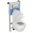 Ideal Standard Tesi Toaleta WC 53,5x36,5 cm AquaBlade bez kołnierza biały mat T0079V1 - zdjęcie 8