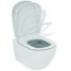 Ideal Standard Tesi Zestaw Toaleta WC bez kołnierza + deska wolnoopadająca biała T536101 - zdjęcie 2