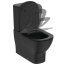 Ideal Standard Tesi Toaleta WC kompaktowa 80x44 cm AquaBlade czarny mat T0082V3 - zdjęcie 2