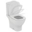 Ideal Standard Tesi Toaleta WC stojąca 66,5x36,5 cm kompaktowa bez kołnierza biały mat T0087V1 - zdjęcie 6
