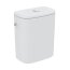 Ideal Standard Tesi Zestaw Toaleta WC AquaBlade bez kołnierza kompaktowa stojąca + spłuczka dopływ boczny + deska zwykła Thin biały T008701+T356701+T352801 - zdjęcie 7