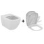 Ideal Standard Tesi Zestaw Toaleta WC AquaBlade z deską Slim T007901+T352901 - zdjęcie 1