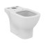 Ideal Standard Tesi Zestaw Toaleta WC AquaBlade bez kołnierza kompaktowa stojąca + spłuczka dopływ dolny + deska wolnoopadająca Thin biały T008701+T356801+T352701 - zdjęcie 3