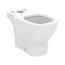 Ideal Standard Tesi Zestaw Toaleta WC AquaBlade bez kołnierza kompaktowa stojąca + spłuczka dopływ dolny + deska wolnoopadająca Thin biały mat T0087V1+T3568V1+T3527V1 - zdjęcie 3