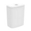 Ideal Standard Tesi Zestaw Toaleta WC AquaBlade bez kołnierza kompaktowa stojąca + spłuczka dopływ dolny + deska wolnoopadająca Thin biały mat T0087V1+T3568V1+T3527V1 - zdjęcie 4