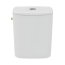 Ideal Standard Tesi Zestaw Toaleta WC stojąca kompakt AquaBlade bez kołnierza + spłuczka dopływ boczny + deska zwykła Thin biały T008201+T356701+T352801 - zdjęcie 8