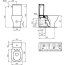 Ideal Standard Tesi Zestaw Toaleta WC stojąca kompakt AquaBlade bez kołnierza + spłuczka dopływ boczny + deska zwykła Thin biały T008201+T356701+T352801 - zdjęcie 2