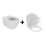 Ideal Standard Tesi Zestaw Toaleta WC RimLS+ bez kołnierza + deska wolnoopadająca biały T493201+T552201 - zdjęcie 1