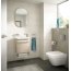 Ideal Standard Tonic II Toaleta WC podwieszana 56,5x36 cm AquaBlade z deską sedesową wolnoopadającą, biała K316701 - zdjęcie 5