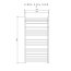Imers Libra 4 Grzejnik 53x100 cm chrom 0640 - zdjęcie 3