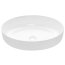 Invena Astri Umywalka nablatowa 55x41 cm biała CE-30-001-W - zdjęcie 4