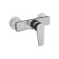 Invena Dokos Bateria prysznicowa natynkowa chrom/czarna BN-19-004-V - zdjęcie 1