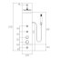 Invena Mite Panel prysznicowy chrom AK-63-002 - zdjęcie 2