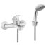 Invena Perea Bateria wannowo-prysznicowa ścienna chrom BW-05-001-Q - zdjęcie 1