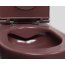 Isvea Infinity Toaleta WC bez kołnierza maroon red mat 10NF02001-2R - zdjęcie 5