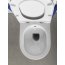 Isvea Infinity Toaleta WC myjąca bez kołnierza z zaworem biała 10NFS1001I - zdjęcie 7