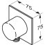 Jado Geometry Zawór kątowy chrom F1631AA - zdjęcie 2
