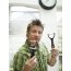 Jamie Oliver Obierak z trzema wymiennymi końcówkami 16 cm, czarny/szary JB6100 - zdjęcie 5