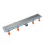 Jano Real Duo Odpływ liniowy 90 cm z rusztem 2-stronnym srebrny O5151 - zdjęcie 1