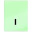 Werit/Jomo Exclusive Urinal Infrarot URI-G Przycisk spłukujący do pisuaru elektroniczny, zielony satynowy/chromowany polerowany 172-68001261-00/110-000000013 - zdjęcie 1