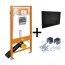 Werit/Jomo JomoTech zestaw stelaż do WC + wsporniki + przycisk Exclusive 2.0 czarny mat 174-91102500-00/103-000000015 - zdjęcie 1