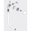 Kaldewei Comfort Select 4502 Zestaw przelewowo-odpływowy z funkcją napełniania, chrom 689720000999 - zdjęcie 1