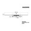 Kaldewei FlowLine Zero 1200 Ruszt do odpływu liniowego 120 cm biały mat 940100010711 - zdjęcie 4